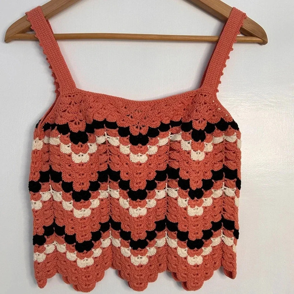 BNWT Escvdo Marea Crochet Top Size XS - Picture 9 of 12